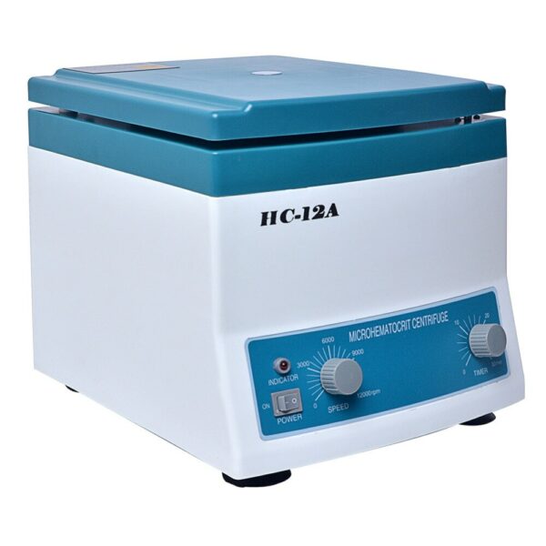 CENTRIFUGA P/HEMATOCRITO MECÁNICA C/24 CAPILARES MARCA EUROTECH